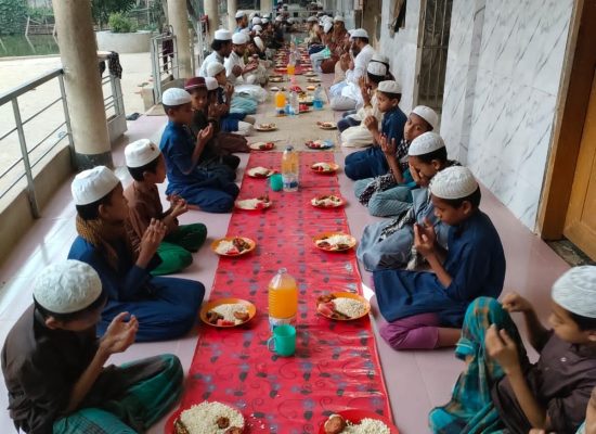 Iftar programme among students of Al-Markajul Islami Darossunnah & Eatimkhana